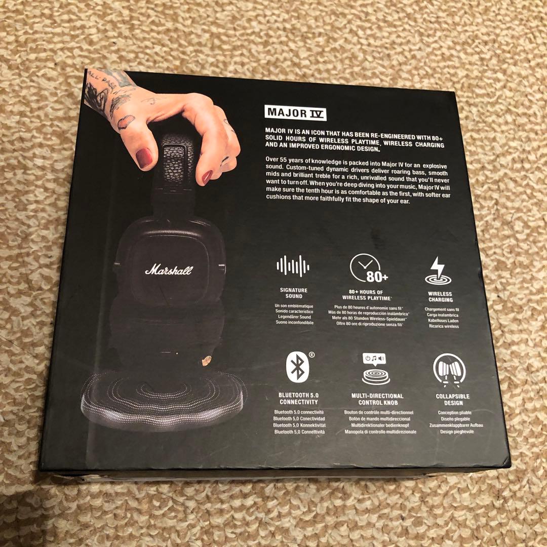 Marshall Major IV ワイヤレス　ヘッドホン シリアルナンバーあり