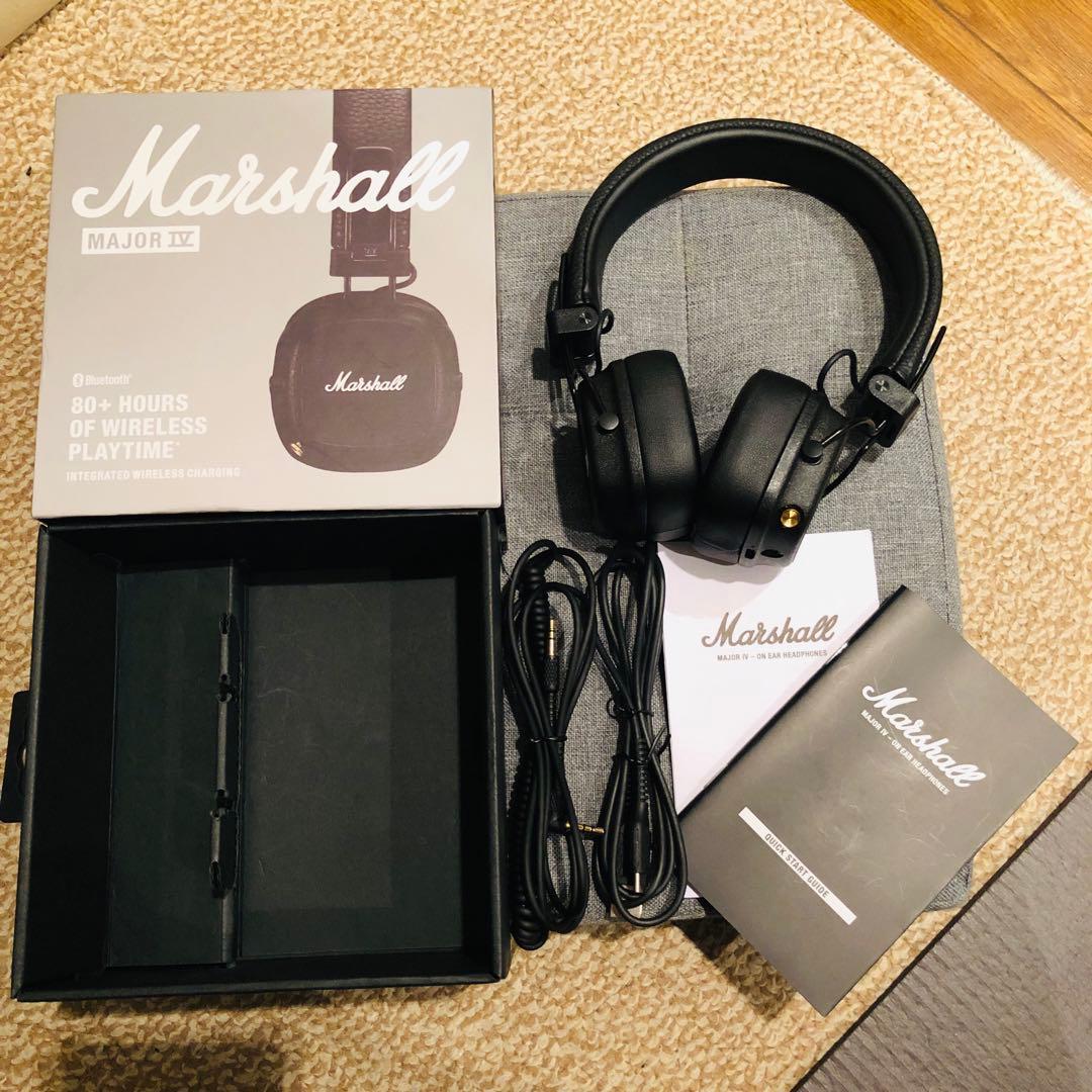 Marshall Major IV ワイヤレス　ヘッドホン シリアルナンバーあり