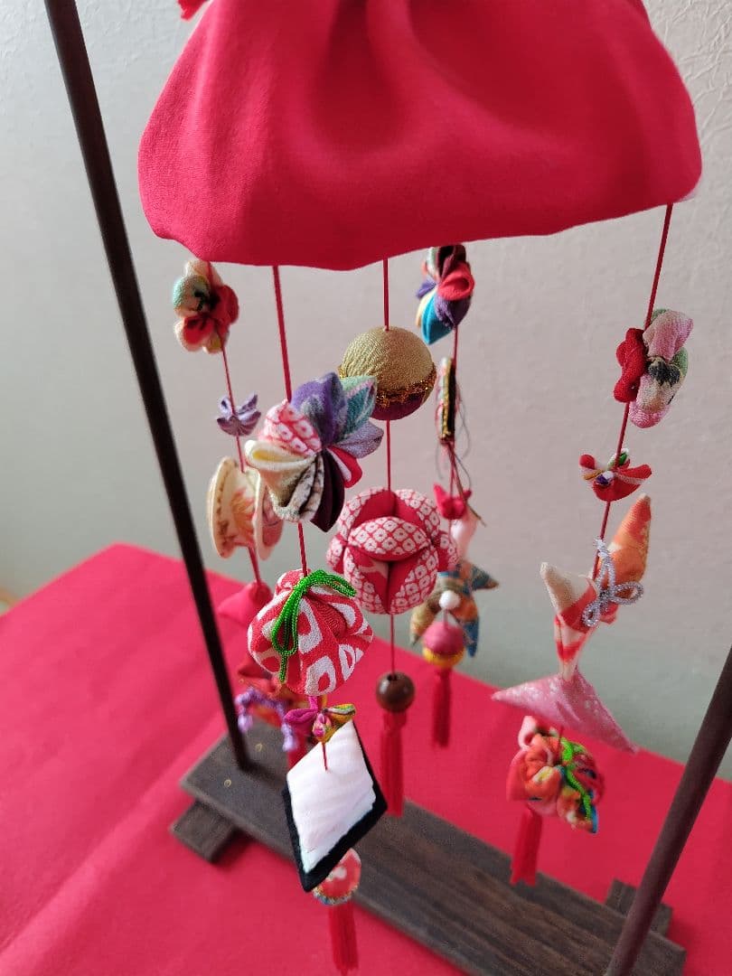 ①台付き吊るし雛'25＊手づくり＊Urchin雑貨＊私のお雛様