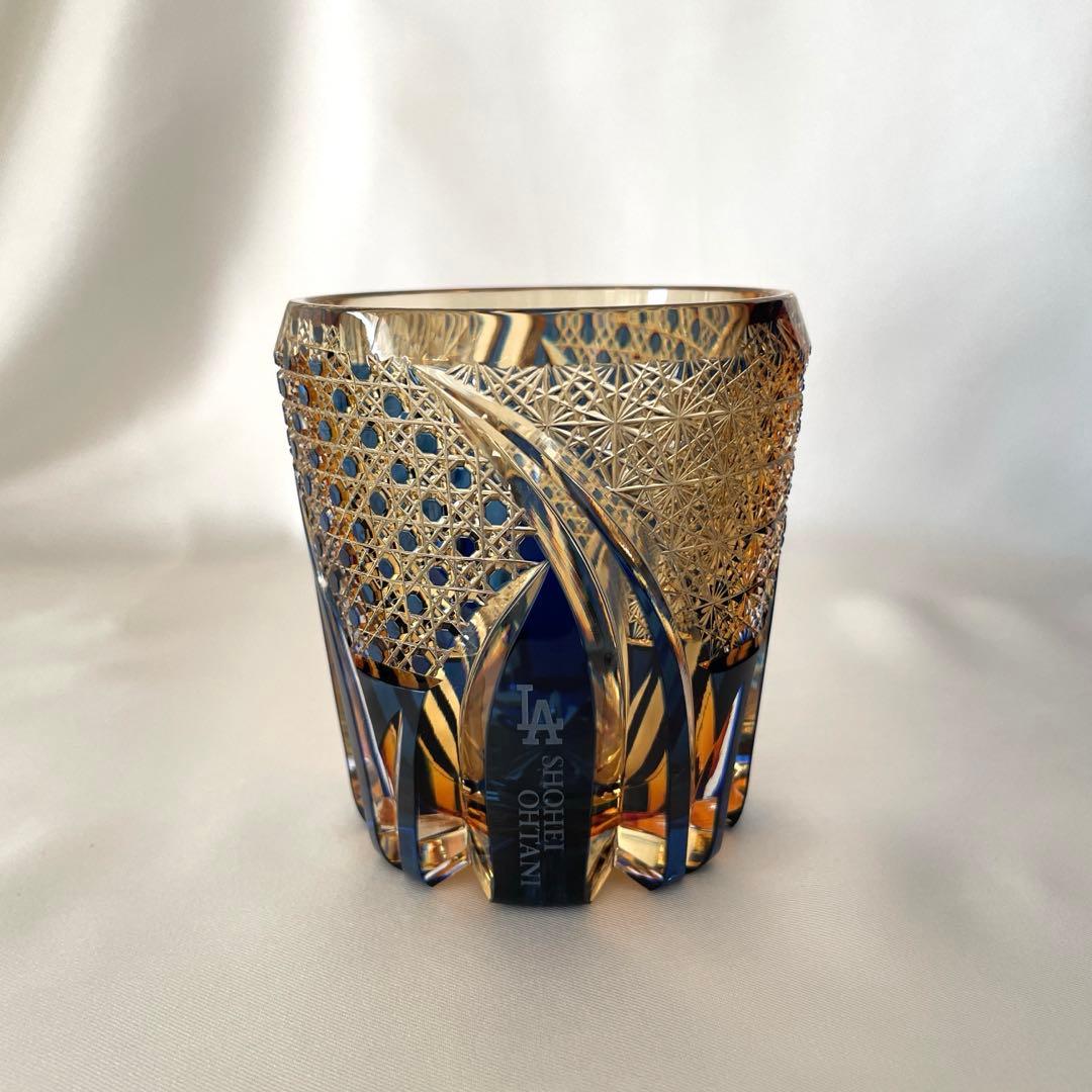【希少】大谷翔平×江戸切子 ロックグラス 300個限定生産 新品未使用