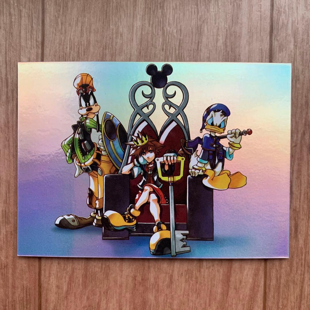 キングダムハーツ アートミュージアム キングダムレア 玉座 ホロ キラ カード