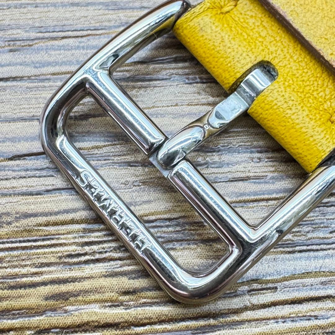 2506 Apple Watch エルメス　イエロー　ジョーヌ　黄色　レザー