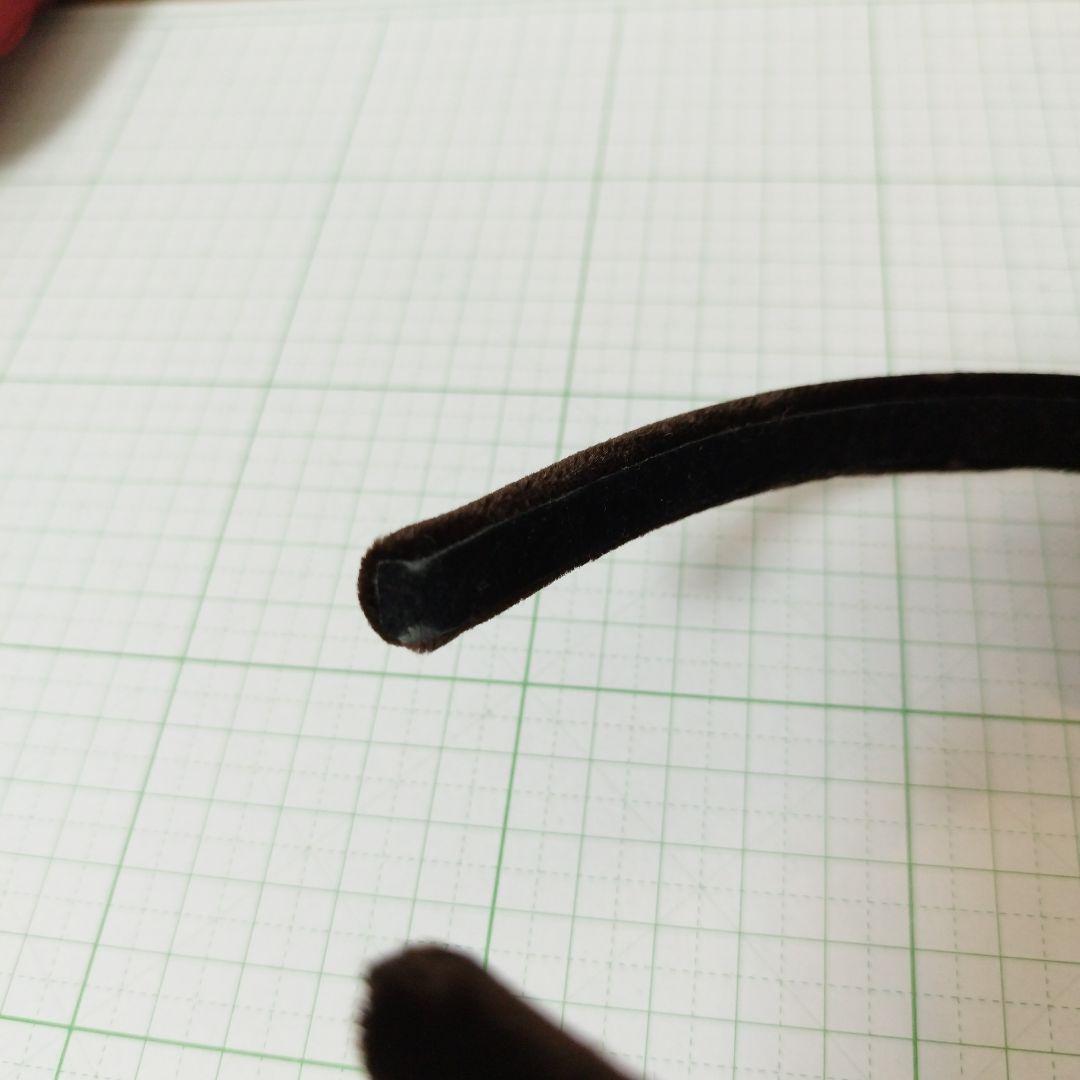 Alexandre de Paris カチューシャ　ベロア　ブラウン