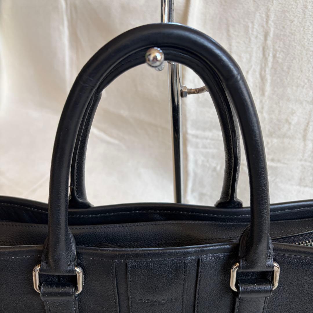 w*d様 COACH ビジネスバッグ ブリーフケース レザー F72309 黒