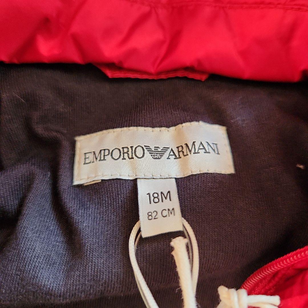 新品タグ付き☆18M(82㎝)ARMANIダウンコート