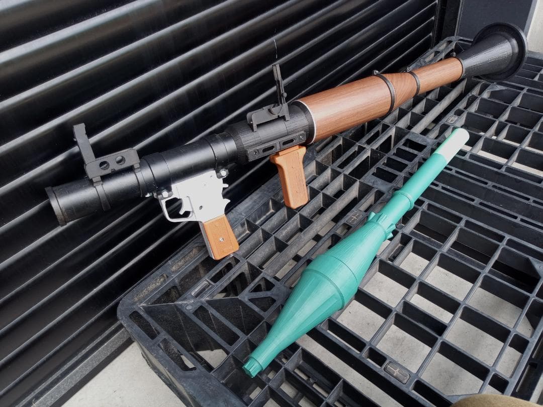 フルスクラッチ RPG-7 ロケットランチャー 3Dプリンター 成形 Ｋ