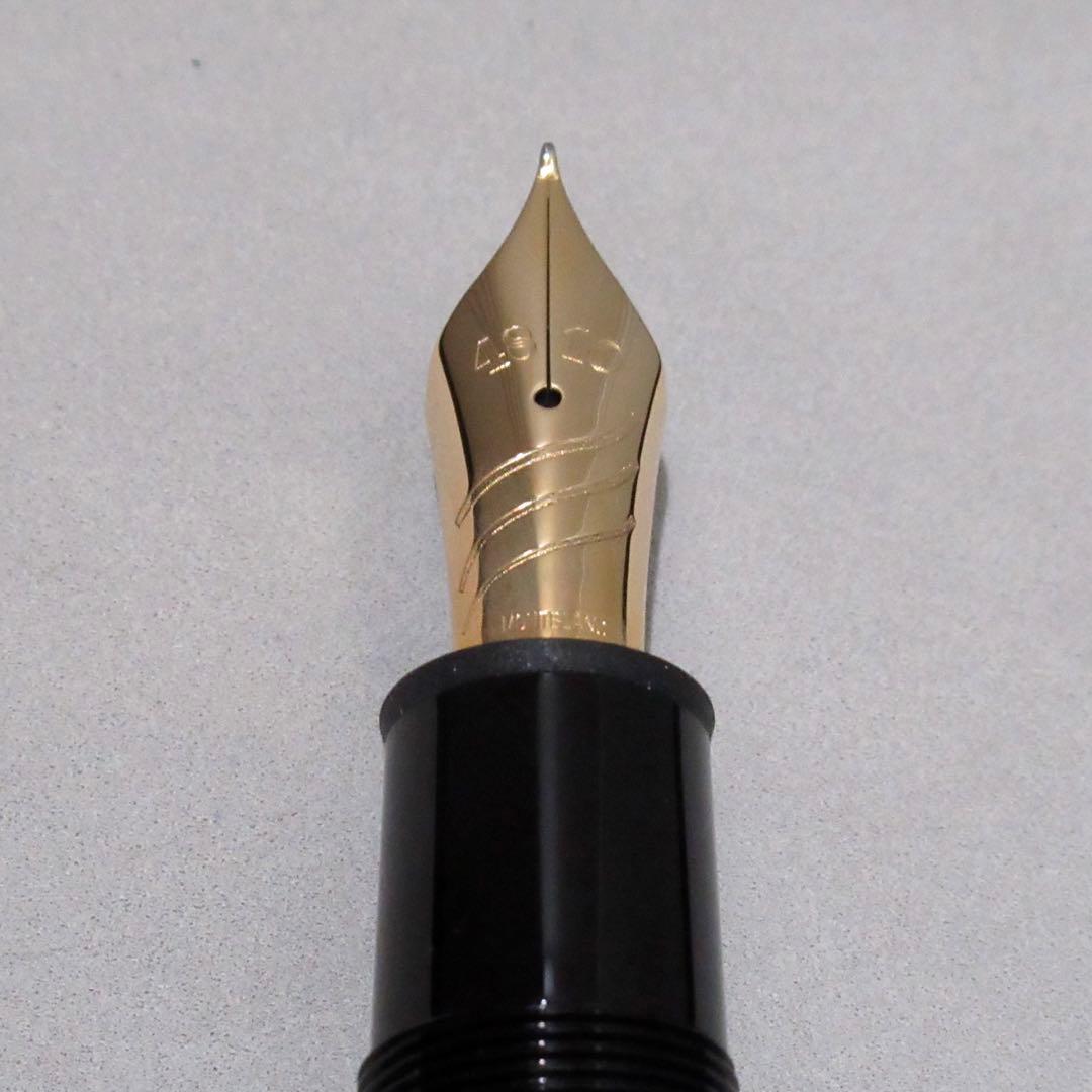モンブラン 万年筆 149 カリグラフィー カーブドニブ ゴールド 132147