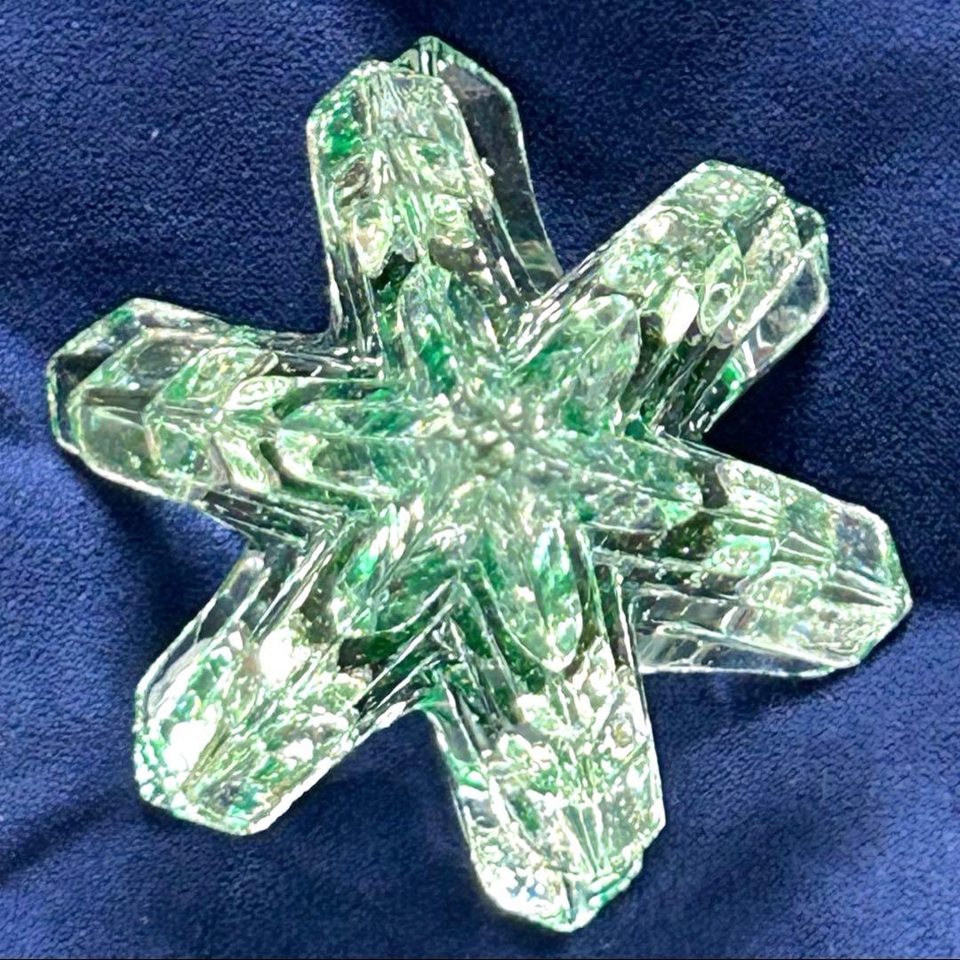 ヴィンテージ　クリスタル　ガラス　クリスマスツリー