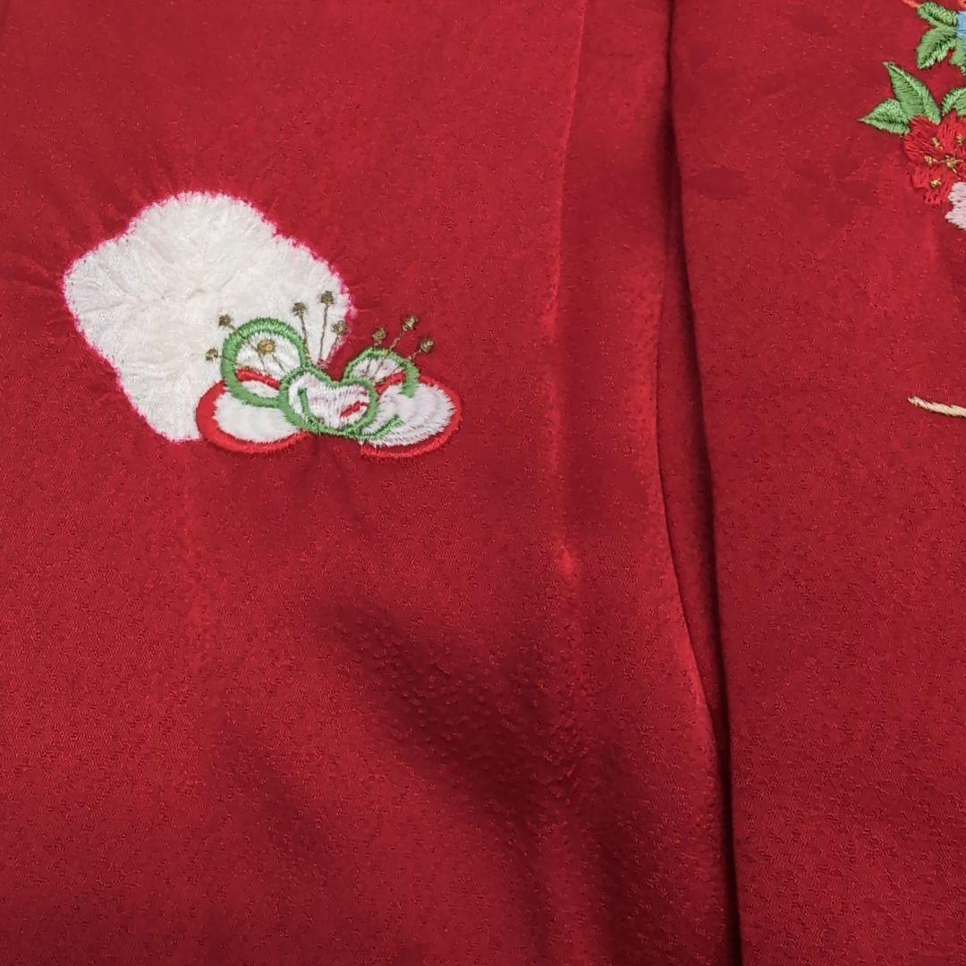 新品 正絹被布 絞り刺繍