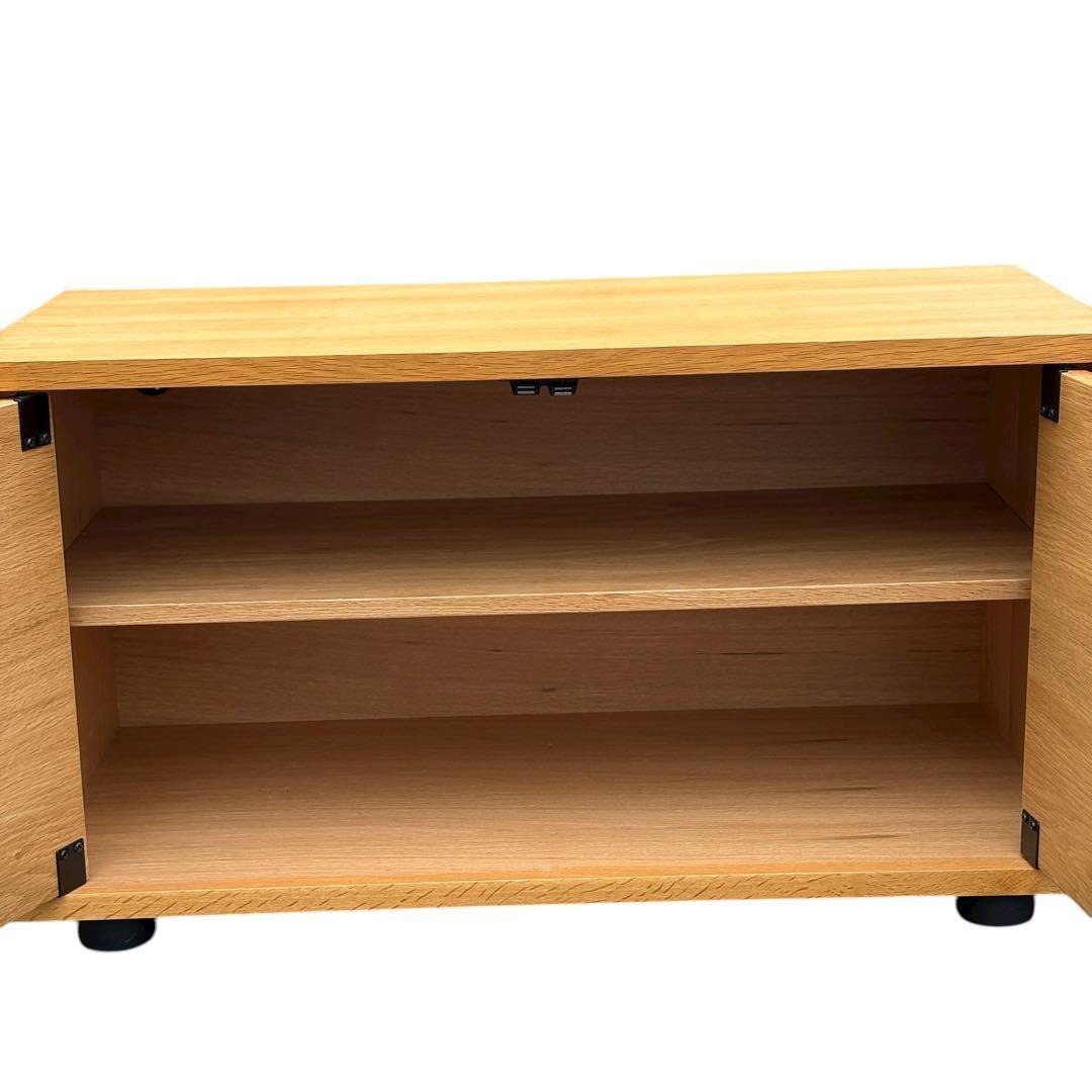 【年末限定】無印良品 スタッキングキャビネット オーク材 テレビ台 廃盤品
