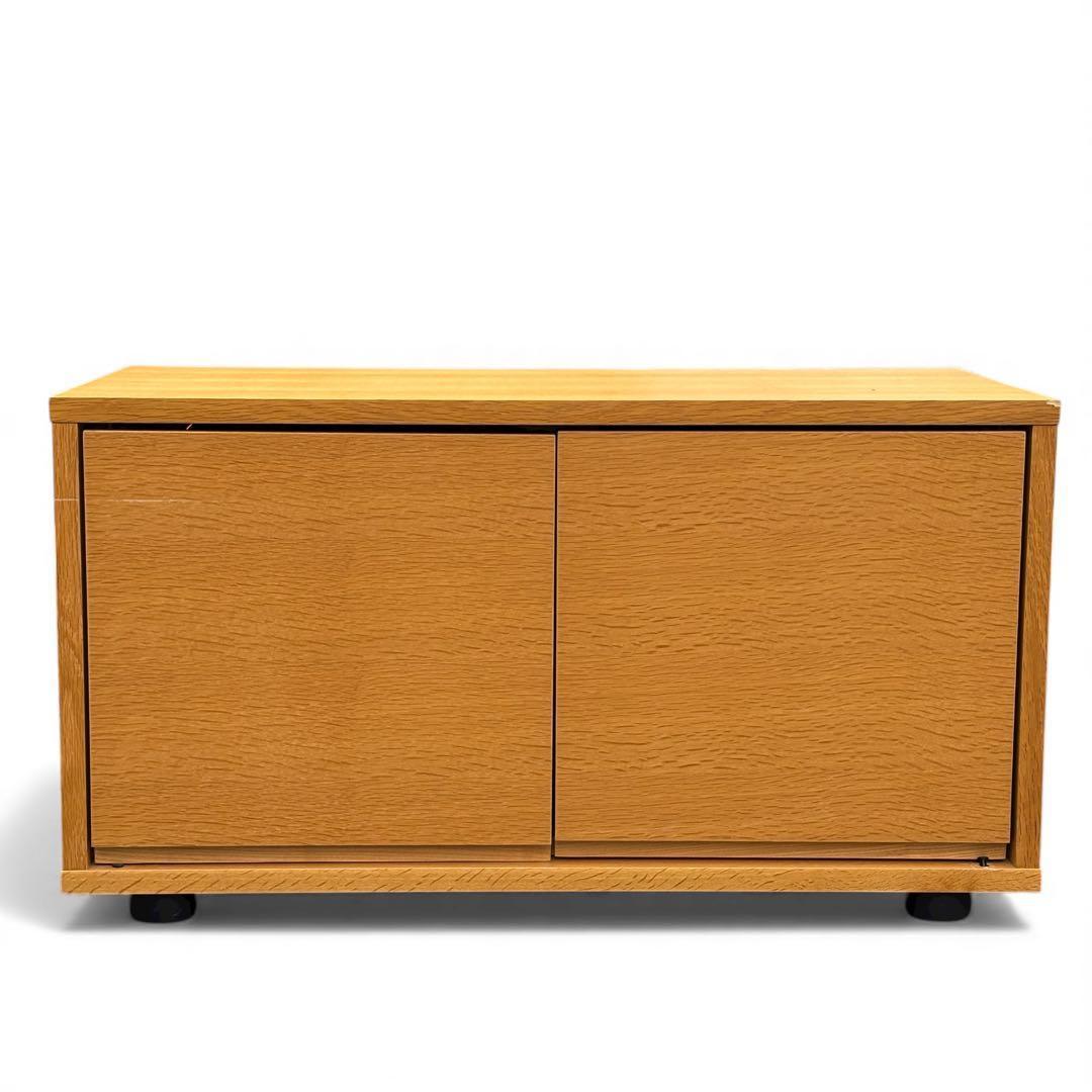 【年末限定】無印良品 スタッキングキャビネット オーク材 テレビ台 廃盤品
