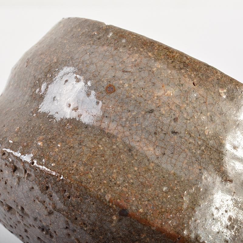 茶道具　唐津焼　古唐津　刷毛目　片口茶碗　C　R7493