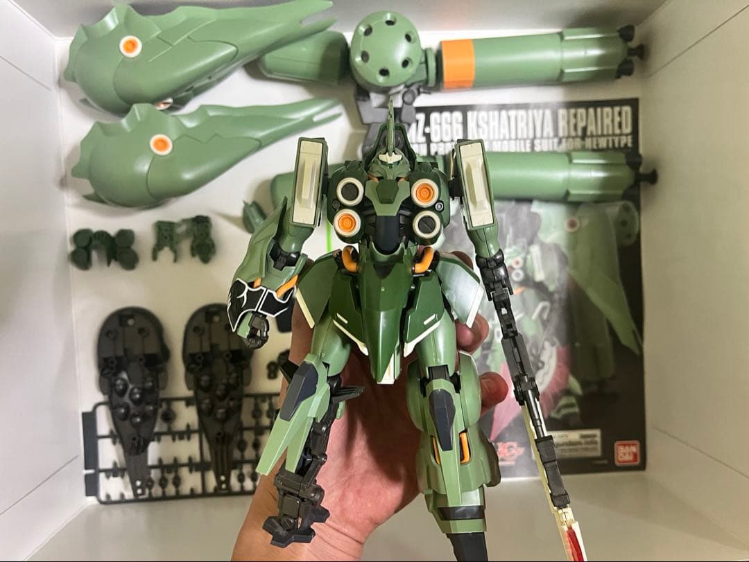 【素組・完成品】HG クシャトリヤ・リペアード