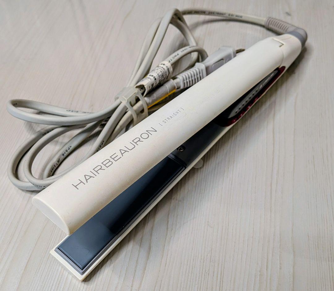 ゆったん専用　HAIRBEAURON ストレートヘアアイロン ホワイト
