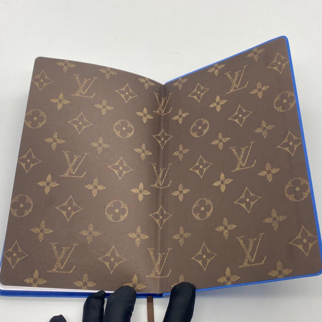 【美品】LOUIS VUITTON・ルイヴィトン・ノートブックMM・ジェーン・青