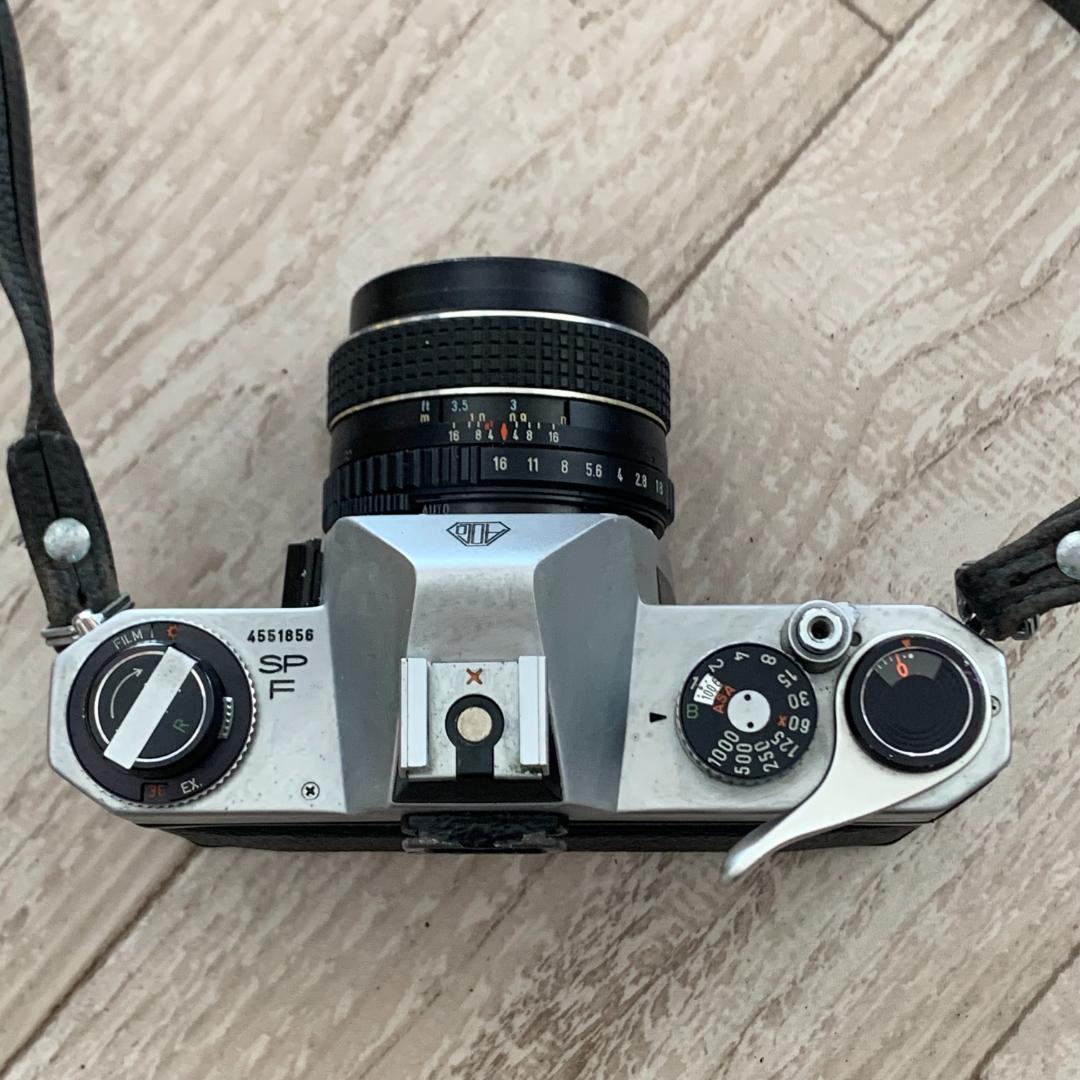 【現状品】PENTAX スポットマチックF フィルムカメラ ケース・ストラップ付