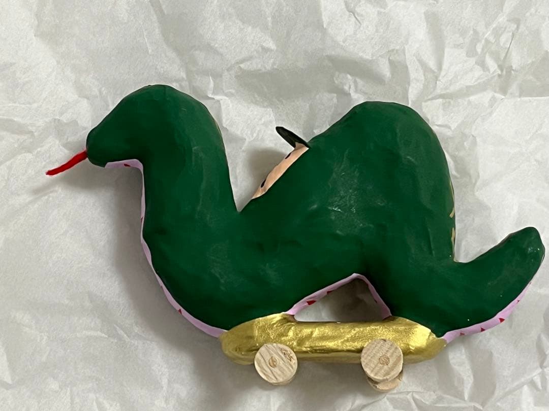 寿印 スケボーだるま CIBONE スケボー達磨 へび 蛇 ソフビ フィギュア