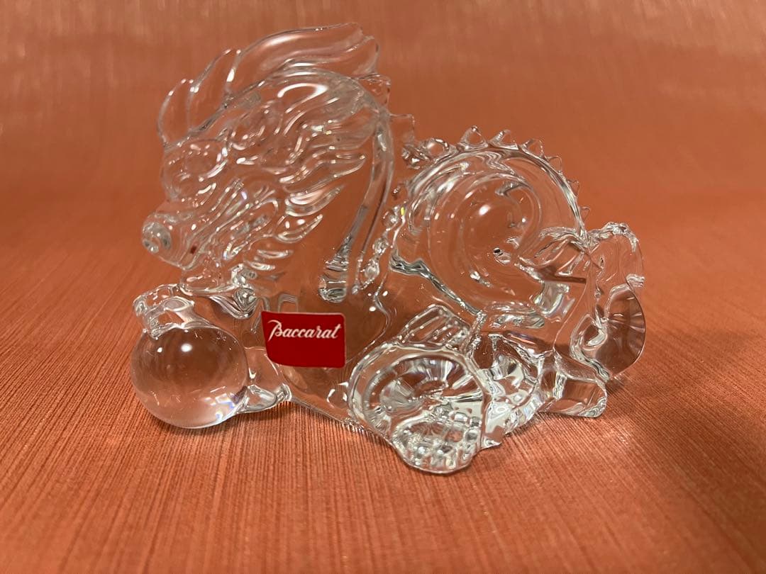 Baccarat クリスタルガラス ドラゴン 約10cm