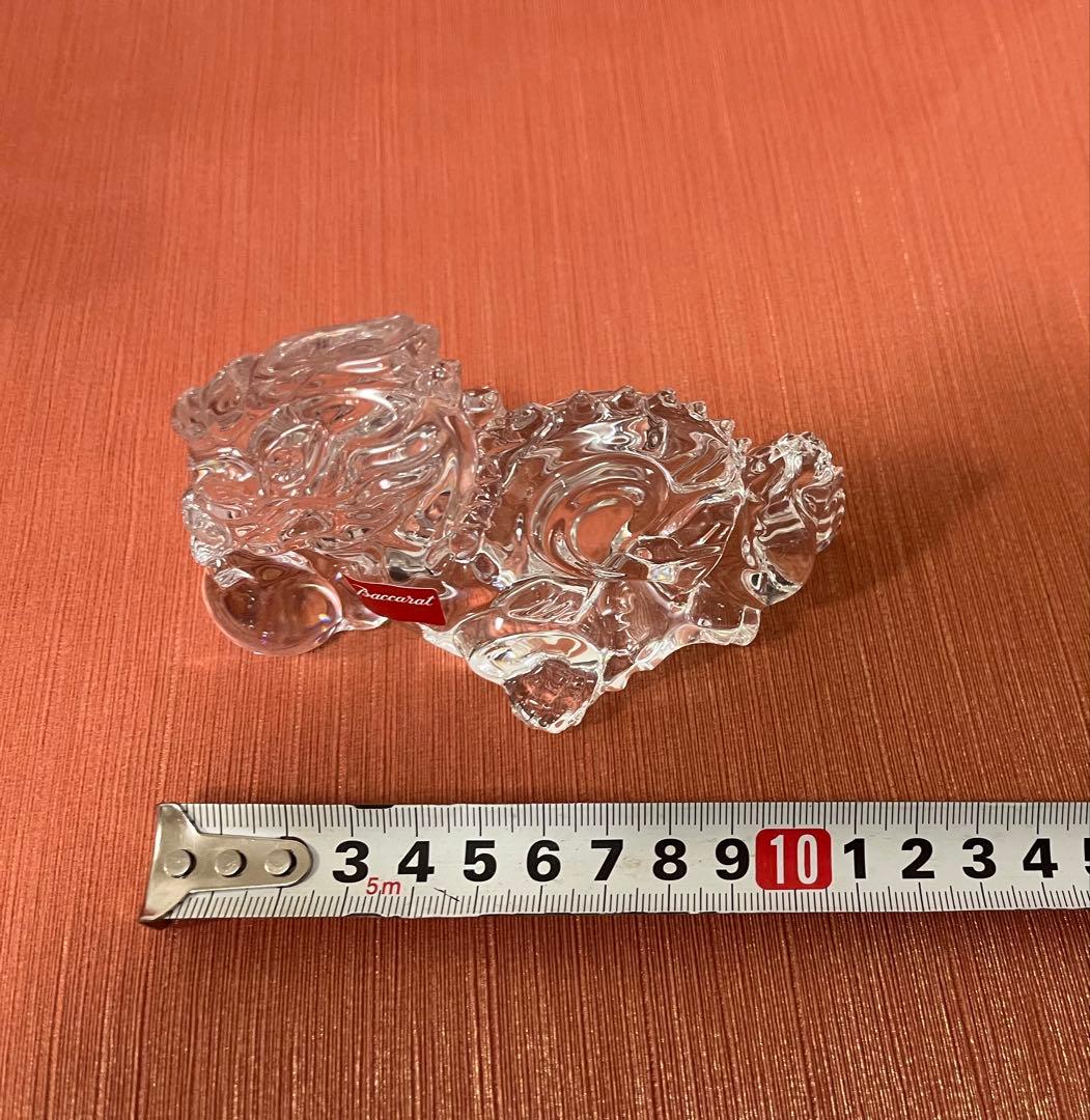 Baccarat クリスタルガラス ドラゴン 約10cm