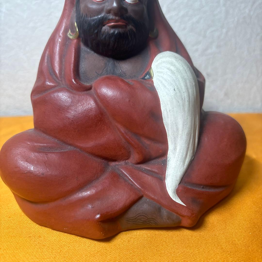 陶芸 置物 春画人形 達磨・だるま 美人裏絵置物風俗艶人形