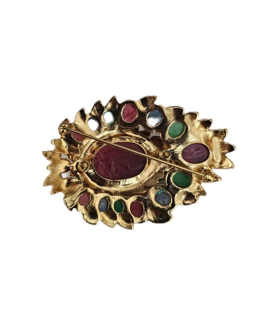 VOGUEBIJOUX ヴォーグビジューブローチ カラーストーン