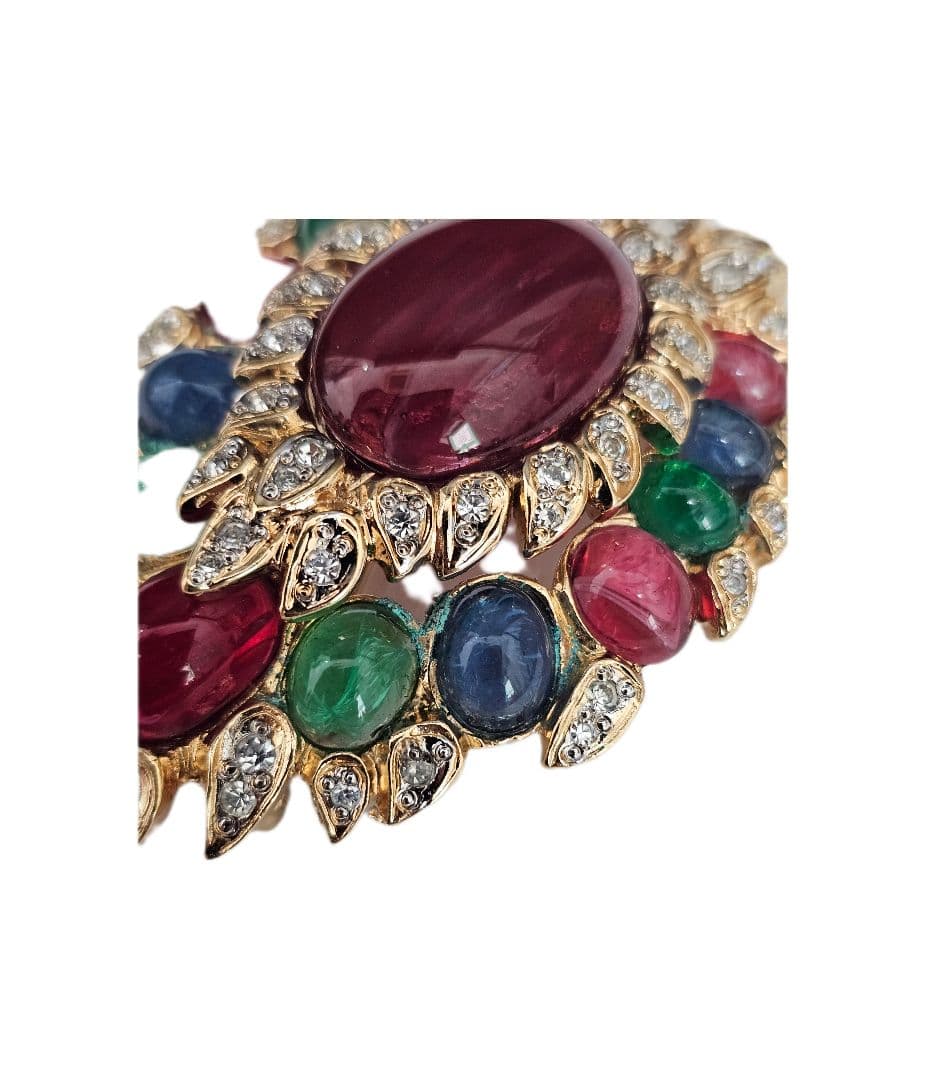 VOGUEBIJOUX ヴォーグビジューブローチ カラーストーン