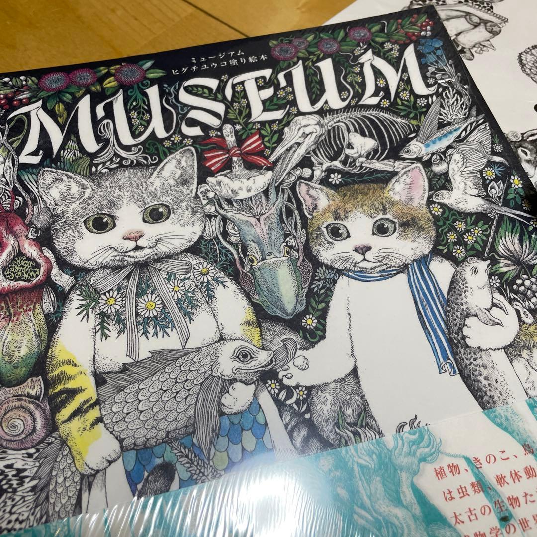 ヒグチユウコ　塗り絵、クロッキー帳、色鉛筆3点セット