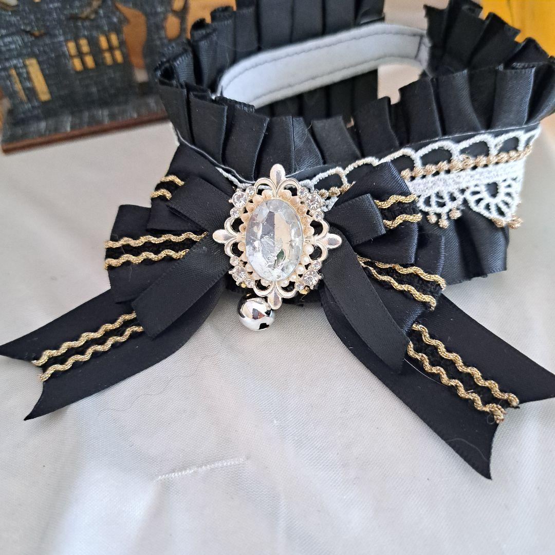 短毛ちゃんにも♥️中世ヨーロッパ風チョーカー(③)わんちゃん猫ちゃん用