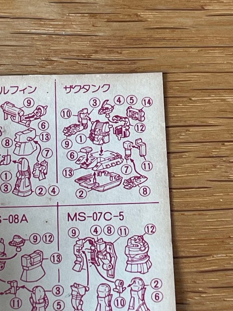 森永チョコスナック　1/300 MSV モビルスーツバリエーション 4個セット