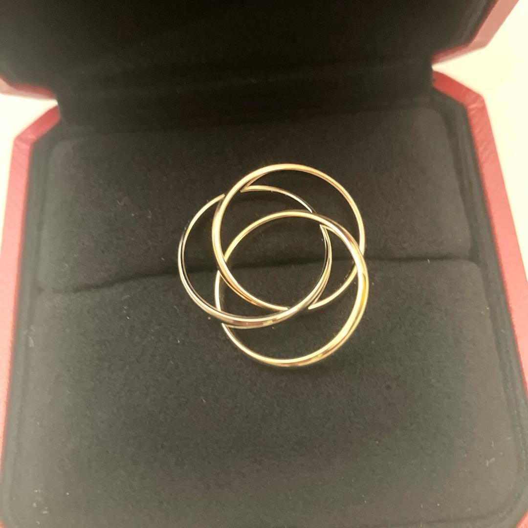 Cartier カルティエ　トリニティリング　スモールモデル　美品　49号