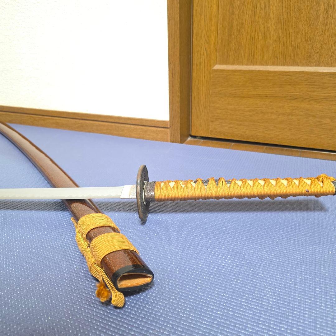 274】【美品】居合い刀　模造刀 刀 刀剣 全長約105cm 刀身74cm