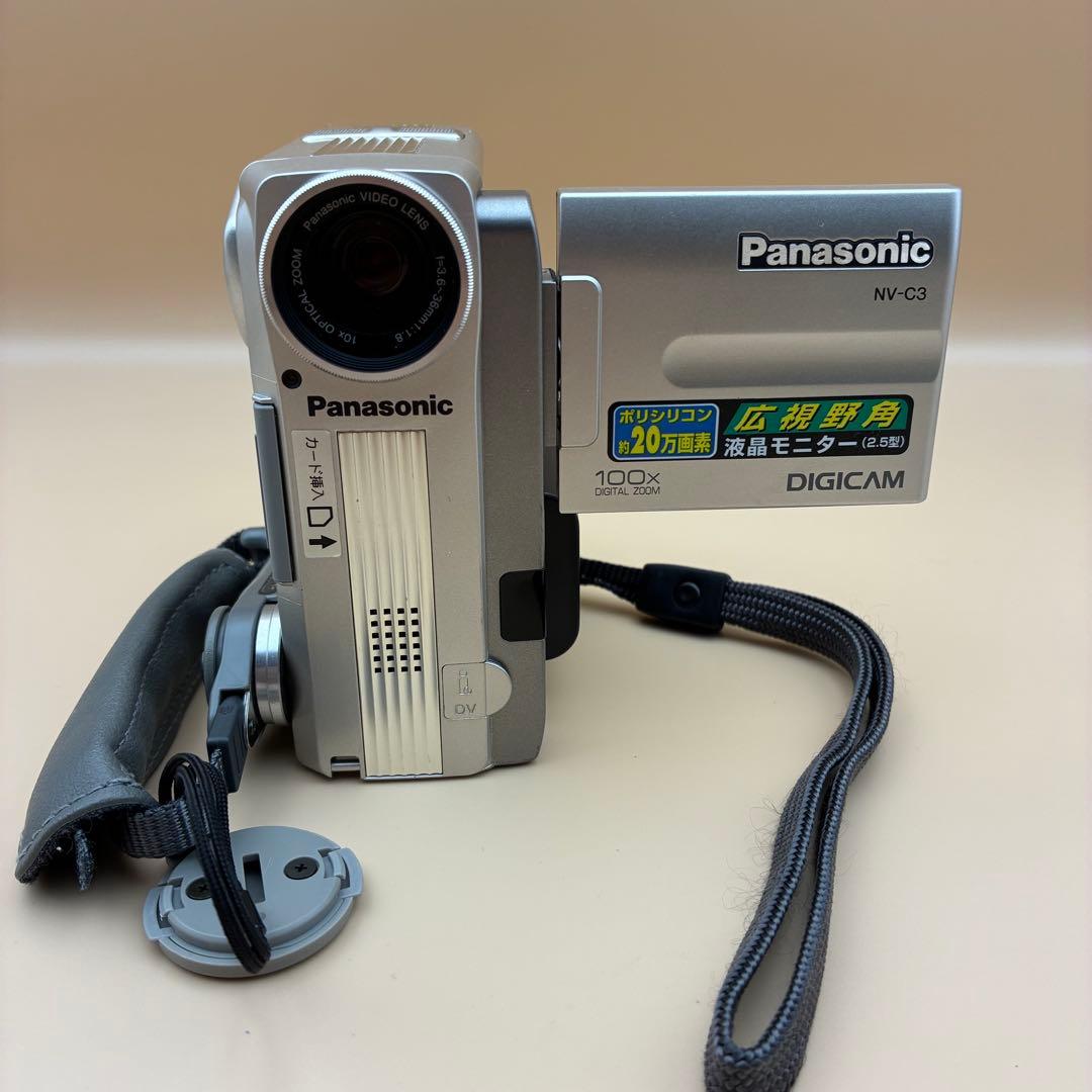 美品 縦型 Panasonic NV-C3 MiniDVビデオカメラ ダビング