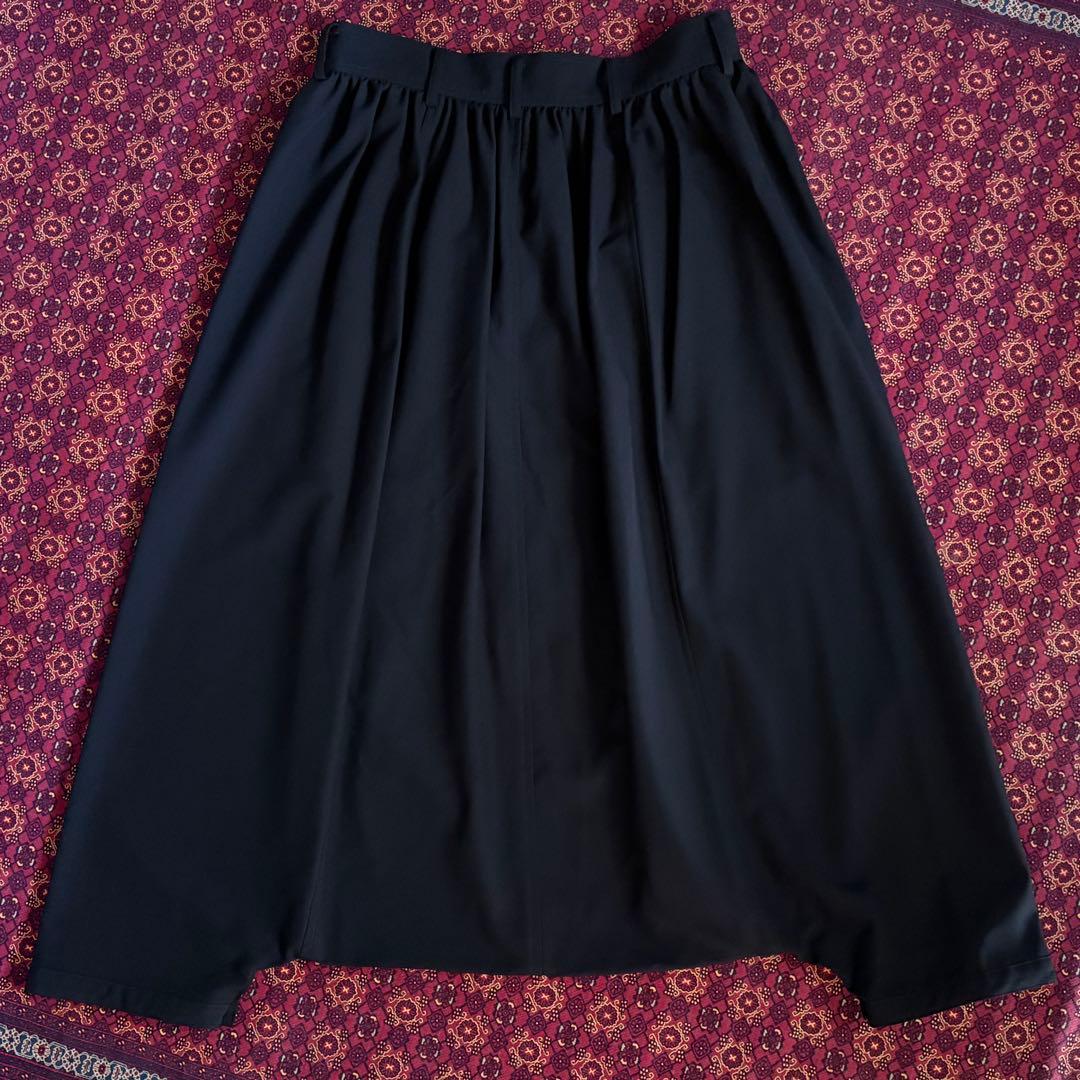 ✱コムデギャルソン 黒 ウールギャバ サルエルパンツ　XS ✱