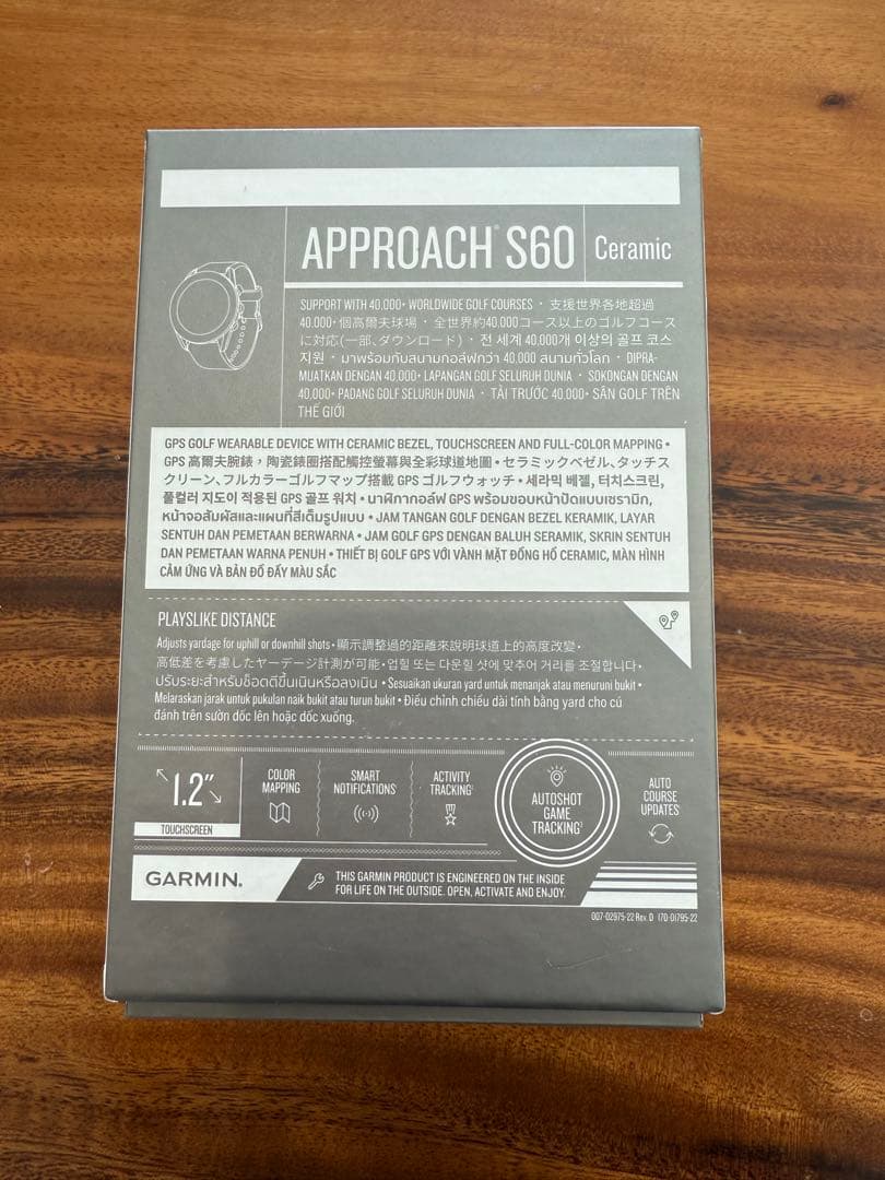 Garmin Approach S60 セラミック GPSゴルフ用距離計【美品】