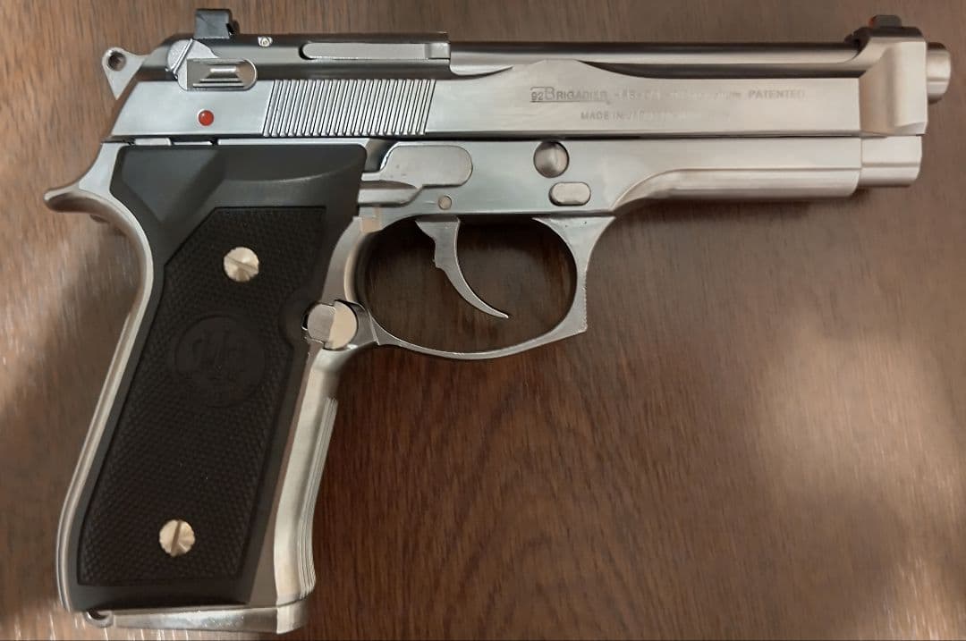 未発火 マルシン工業 ベレッタM92F モデルガン シルバーメッキ ABS