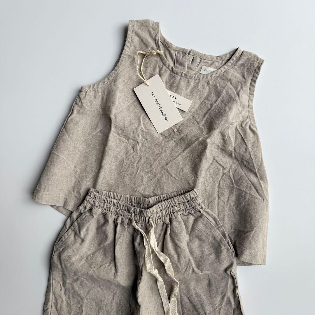 その他 son and daughter Koa Linen Sets Natural
