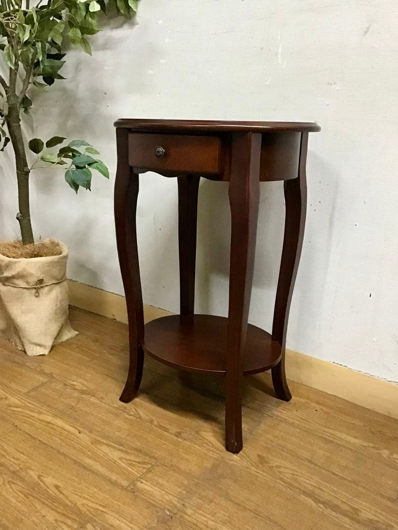 ナッツ☆管269☆英国調☆コンソールテーブル☆花台