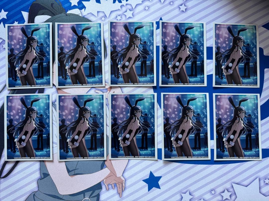 青ブタ　桜島麻衣　バニーガール　スリーブ　60枚セット