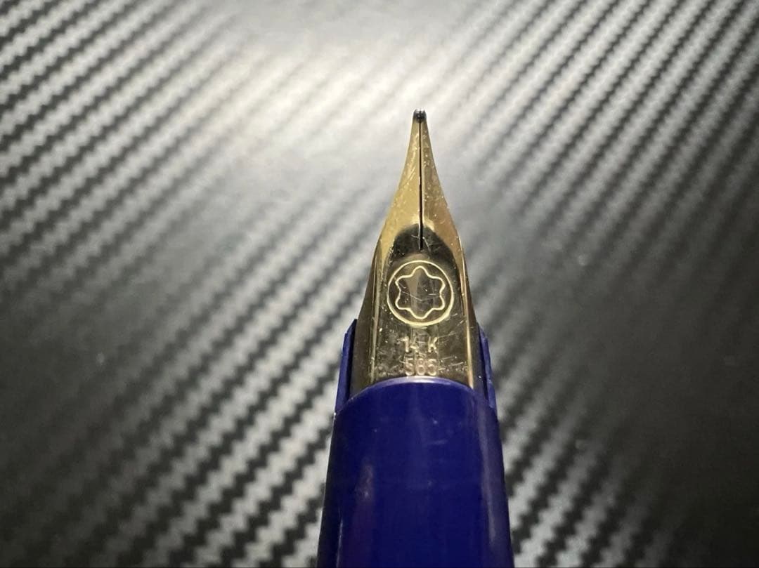 極美品 モンブラン ジェネレーション ネイビー F 細字 万年筆