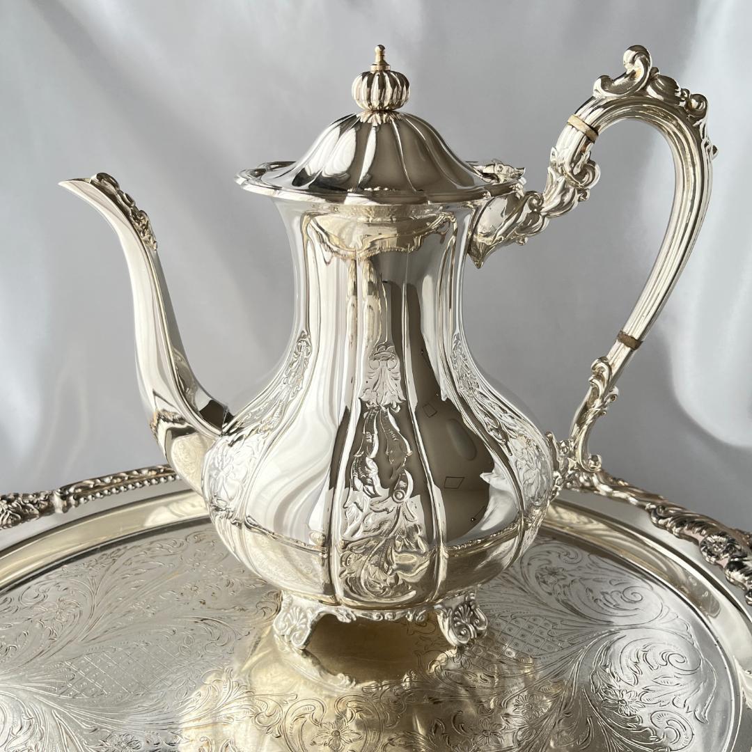 【Cavalier】パンプキンフォルムのティーポット / コーヒーポット