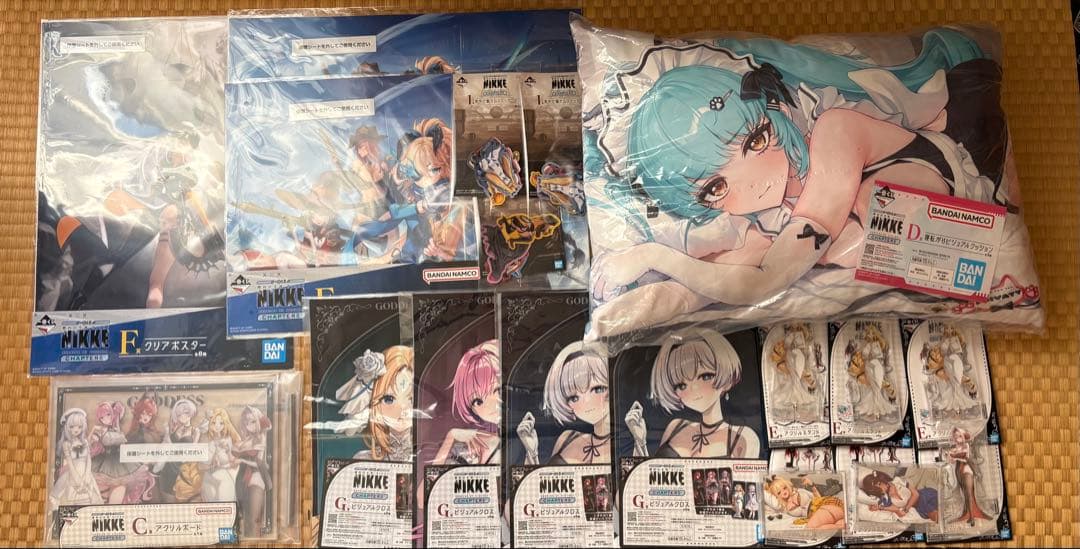 一番くじ 勝利の女神：NIKKE ニケ　C賞 D賞　プリバティ