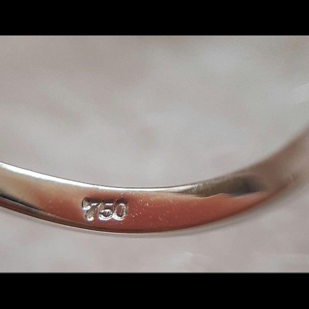 ハートブルートパーズk18wgリング