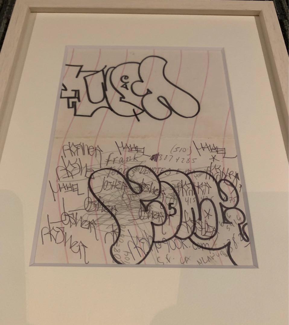 真作 Barry McGee R FONG TWIST バリーマッギー　原画作品