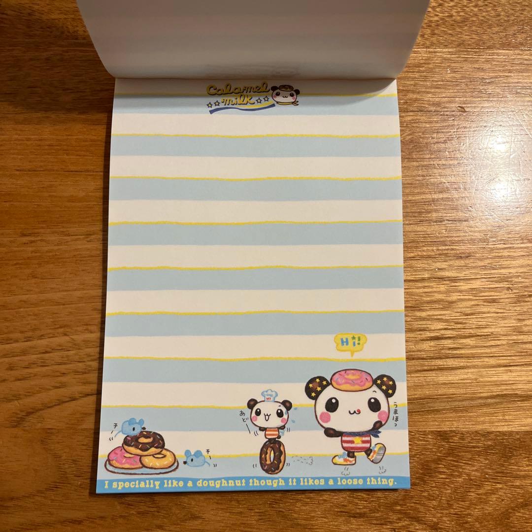 平成レトロ　メモ帳　クーリア　こぱむだ　キャラメルミルク