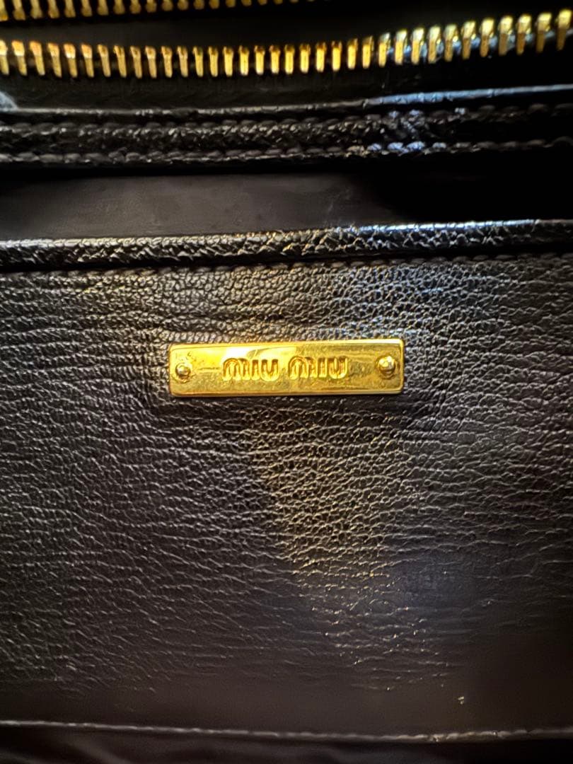 miu miu ミュウミュウ ハンドバック デニム マテラッセ