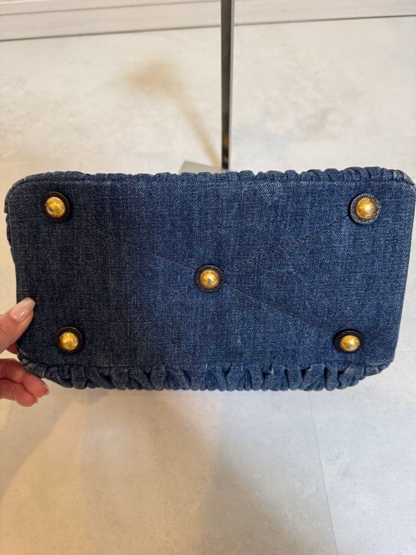 miu miu ミュウミュウ ハンドバック デニム マテラッセ