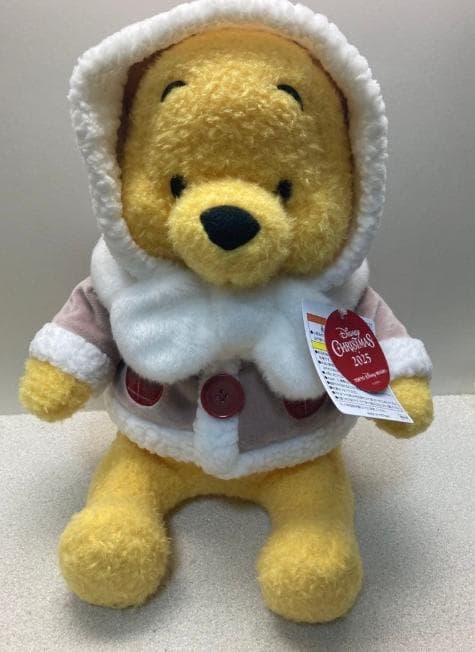 プーさん　ぬいぐるみ　クリスマス　ディズニー　2025 くまのプー