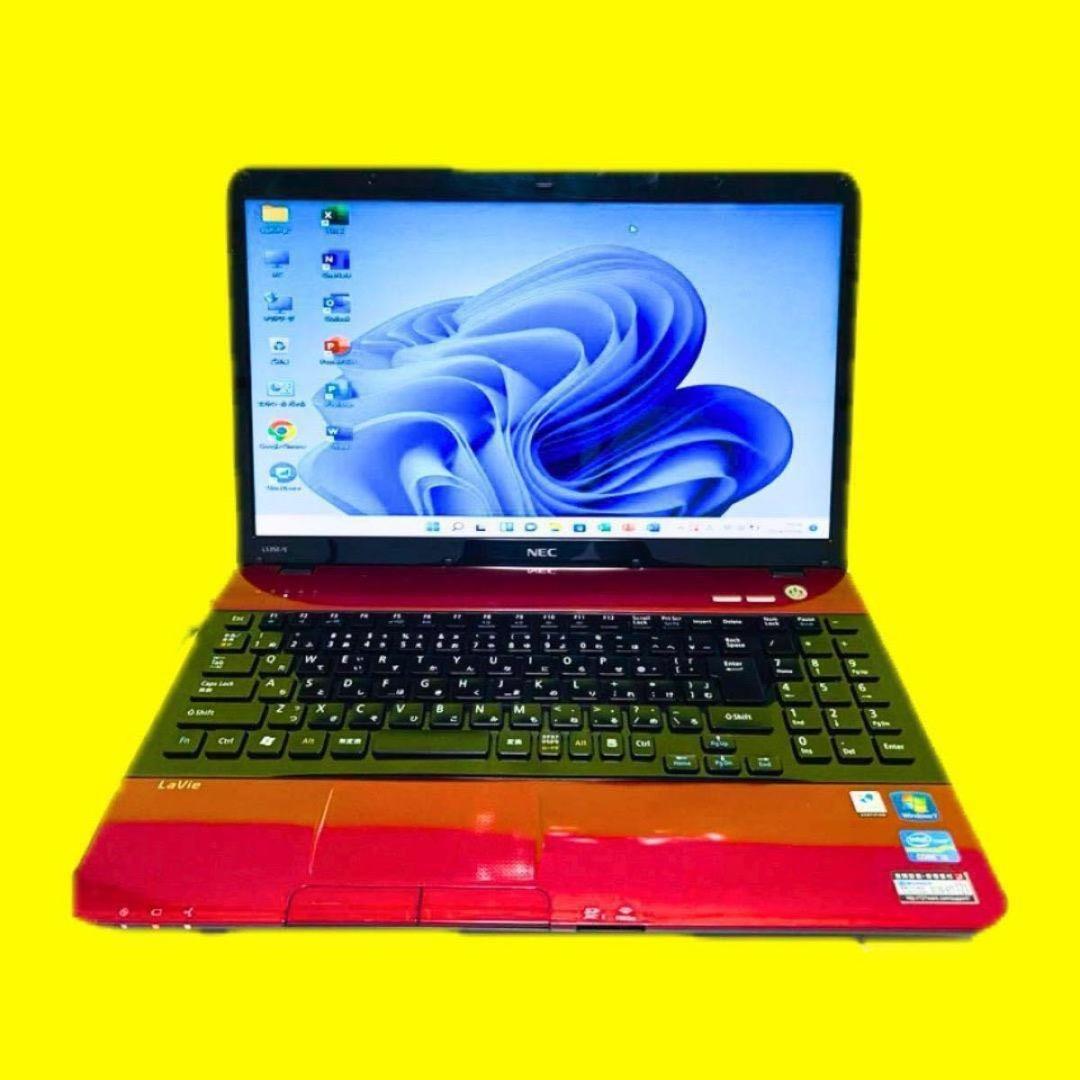 【HDD大容量】NEC ノートパソコン 動作快適 Corei5 Win11