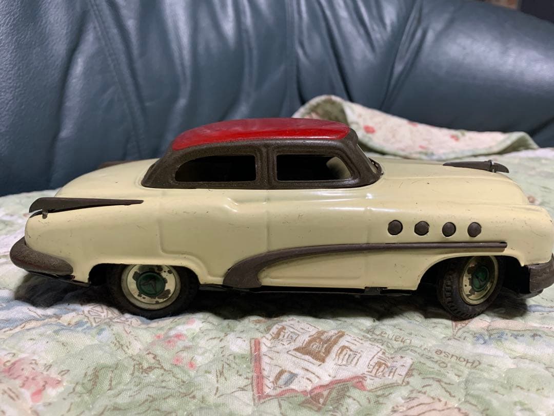 マルサン　1950年代ブリキ自動車　昭和レトロ　日本製