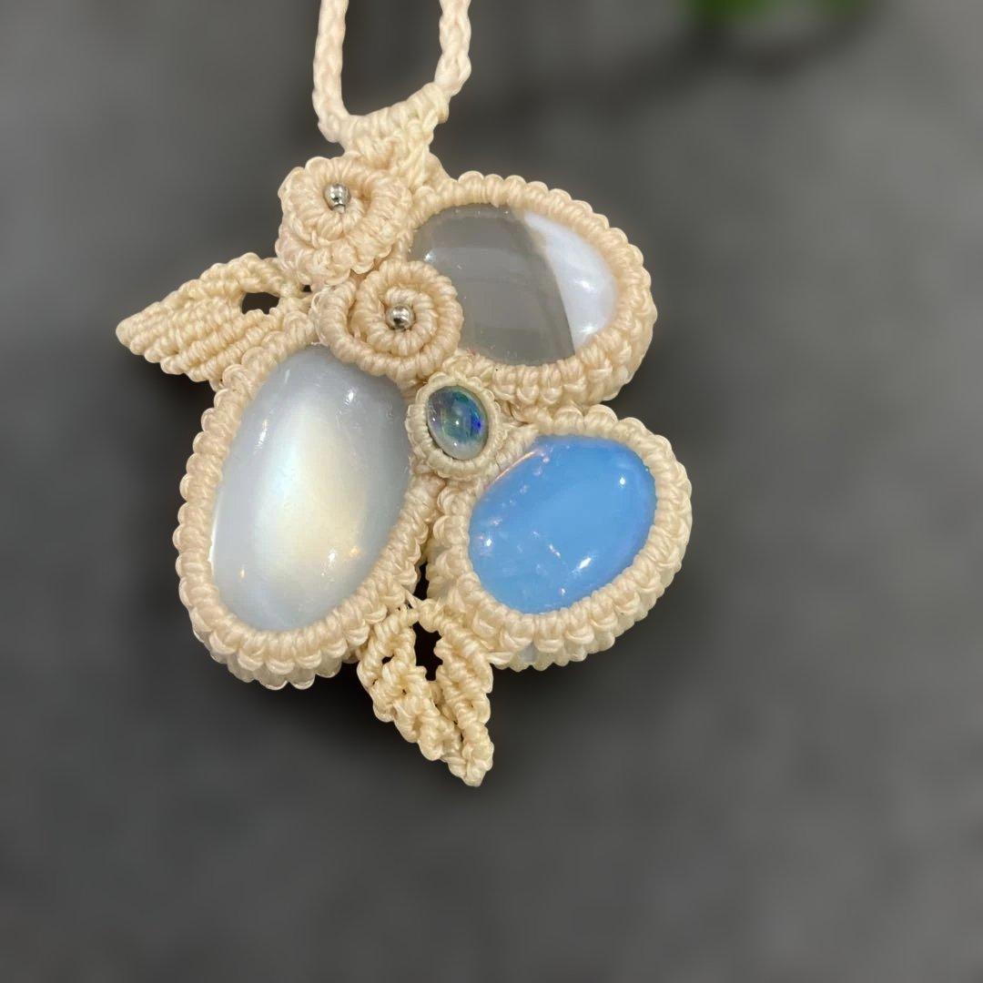 マクラメネックレス　おまとめ3点